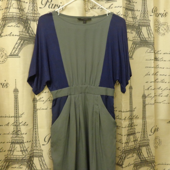 BCBGMaxAzria Colorblock Shift Midi Dress - Picture 3 of 5